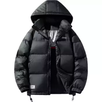 Пуховик унисекс Jeep, темно-серый