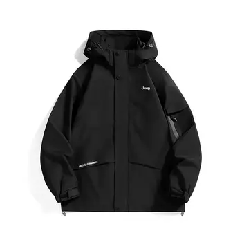 Пуховик унисекс Jeep, темно-серый