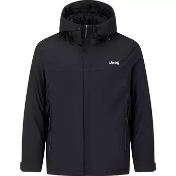 Пуховик унисекс Jeep, темно-синий