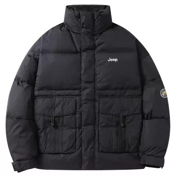 Пуховик унисекс Jeep, зеленый