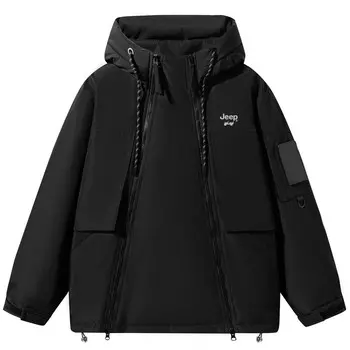 Пуховик унисекс Jeep, желтый