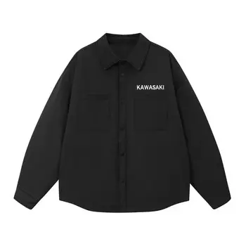 Пуховик унисекс Kawasaki, черный