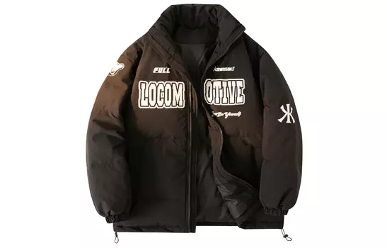 Пуховик унисекс Kawasaki, черный