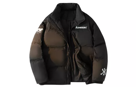 Пуховик унисекс Kawasaki, Розовый (модель мотоцикла)