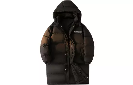 Пуховик унисекс Kawasaki, серый