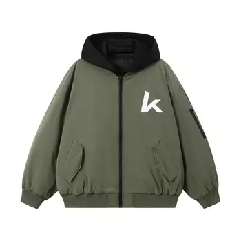 Пуховик унисекс Kawasaki, темно-серый