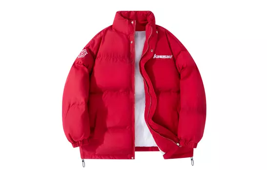 Пуховик унисекс Kawasaki, темно-серый