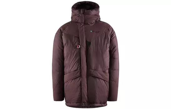 Пуховик унисекс Klattermusen, амарант красный