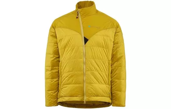 Пуховик унисекс Klattermusen, золотисто-желтый