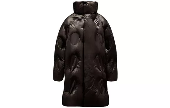 Пуховик унисекс коричневый Moncler