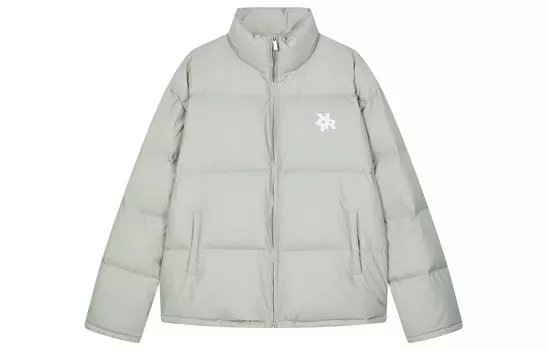 Пуховик унисекс KREATE, серо-зеленый