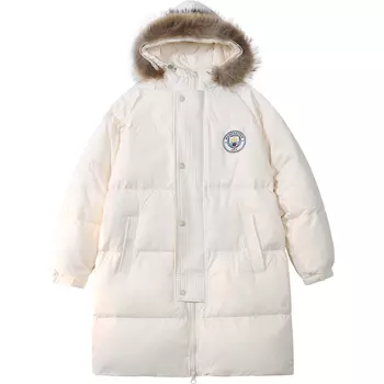 Пуховик унисекс Manchester City, Черный