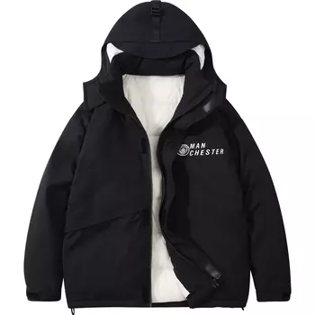 Пуховик унисекс Manchester City, Черный