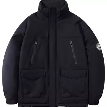 Пуховик унисекс Manchester City, Черный