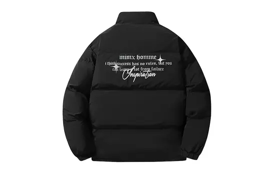 Пуховик унисекс Mimx Homme, черный