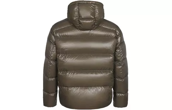 Пуховик унисекс Mizuno, оливково-зеленый