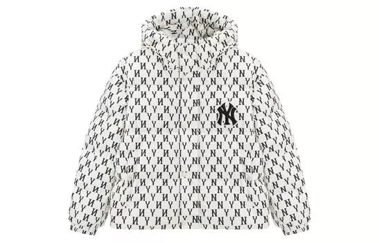 Пуховик унисекс MLB, Белый