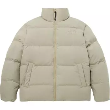 Пуховик унисекс молочный чай цвет The North Face, бежевый