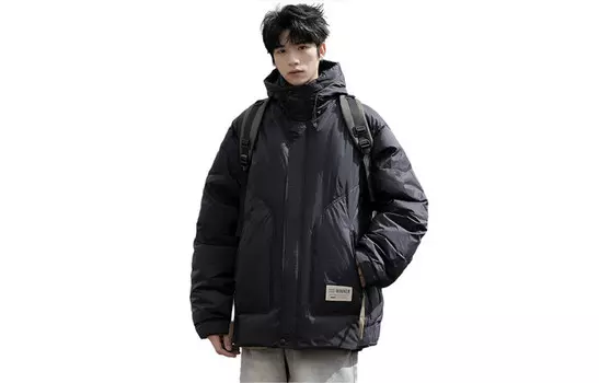 Пуховик унисекс MONTVOO, Черный