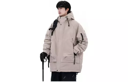 Пуховик унисекс MONTVOO, Хаки