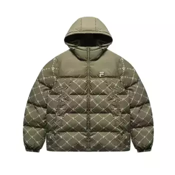 Пуховик унисекс Mysterious Butterfly Green Fila Fusion