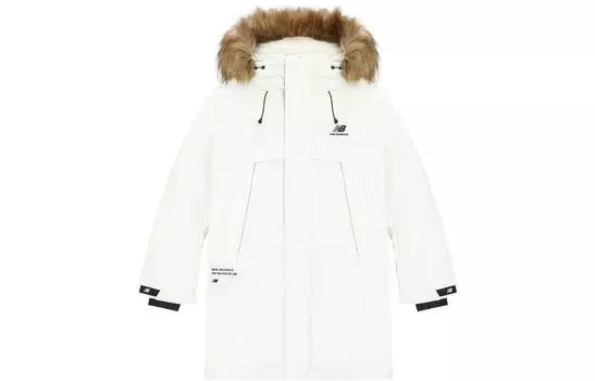 Пуховик унисекс New Balance, белый