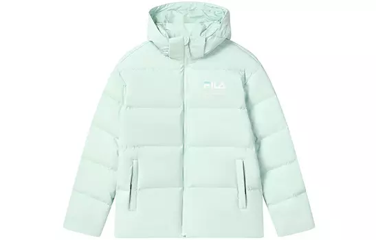 Пуховик унисекс Nile Green Fila, зеленый