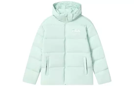 Пуховик унисекс Nile Green Fila, зеленый