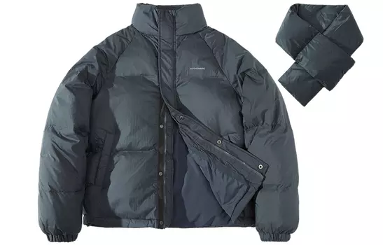 Пуховик унисекс NOTHOMME, Темно-серый