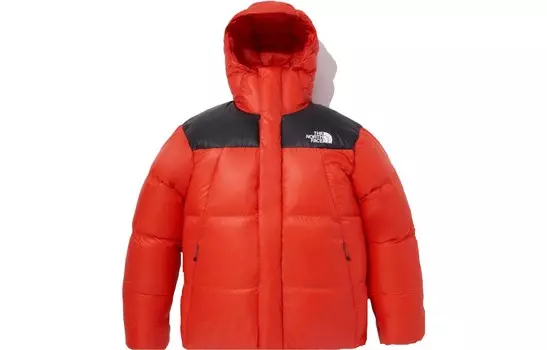 Пуховик унисекс оранжевый The North Face, оранжевый