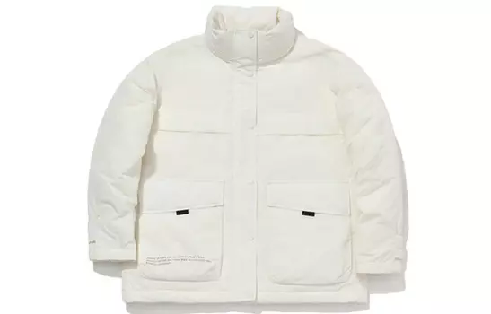 Пуховик унисекс перо белый Lining, цвет Feather White