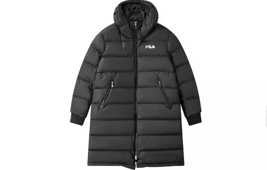 Пуховик унисекс Pitch Black Fila, черный