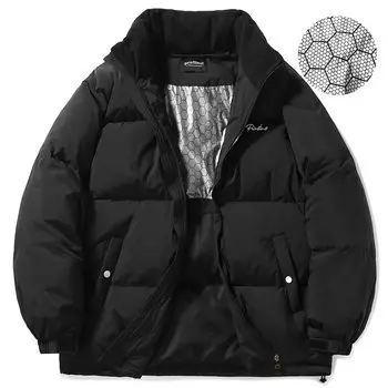 Пуховик унисекс Pointlimit, Графен черный