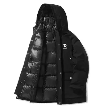 Пуховик унисекс R.Super, черный