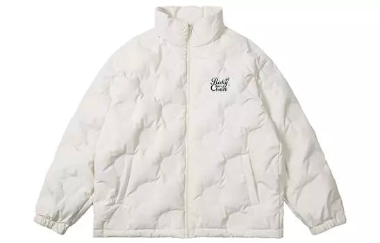 Пуховик унисекс RickyisClown, Серебристо-серый