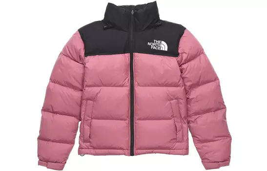 Пуховик унисекс розово-розовый The North Face, розовый