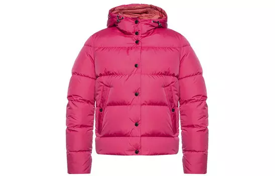 Пуховик унисекс розовый Moncler, розовый