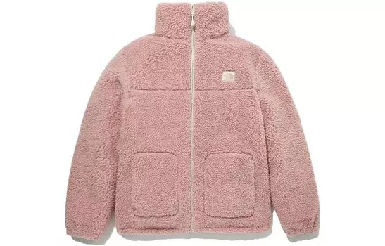 Пуховик унисекс розовый The North Face, розовый