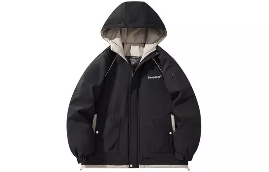 Пуховик унисекс Sandknit, черный