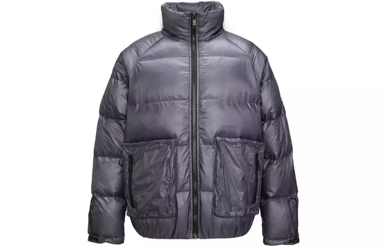 Пуховик унисекс серые CAT, серый