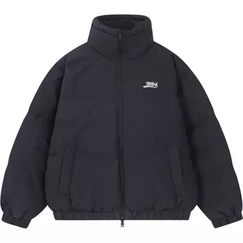 Пуховик унисекс серый Nba