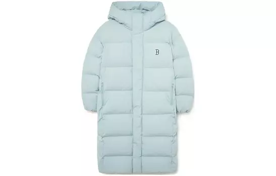 Пуховик унисекс синий Mlb