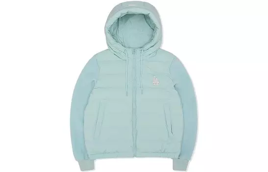 Пуховик унисекс синий Mlb