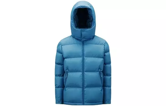 Пуховик унисекс синий Moncler