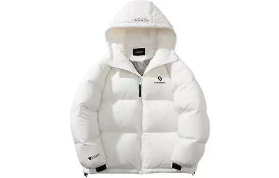Пуховик унисекс Stormate, Белый