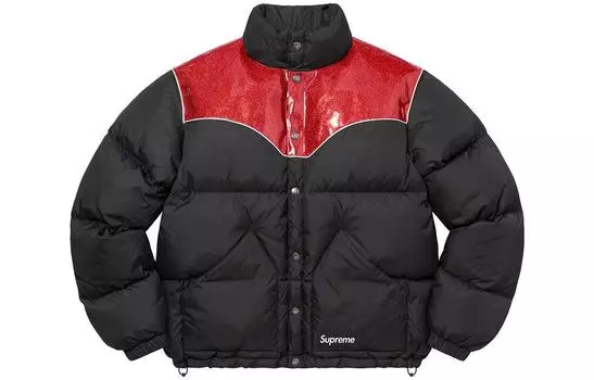 Пуховик унисекс Supreme, белый