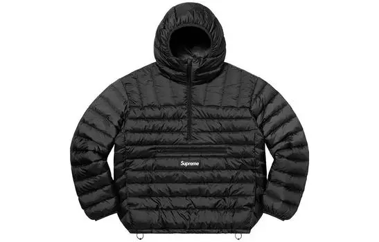 Пуховик унисекс Supreme, цвет Black