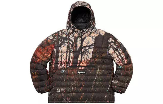 Пуховик Supreme, коричневый