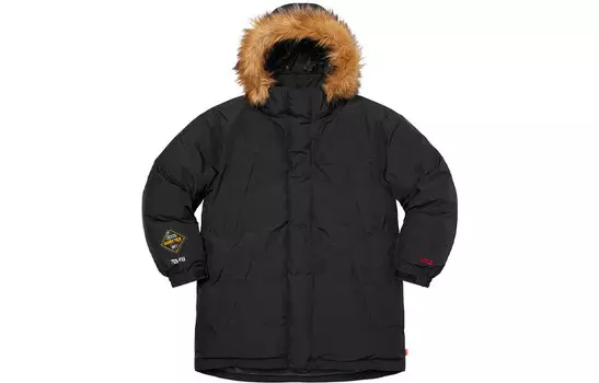 Пуховик унисекс Supreme, оливково-зеленый