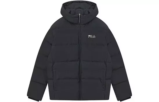 Пуховик унисекс темно-синий Fila, цвет Legend Blue